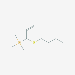 [1-(Butylsulfanyl)prop-2-en-1-yl](trimethyl)silane