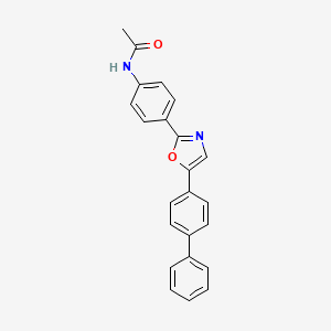 N-{4-[5-([1,1'-Biphenyl]-4-yl)-1,3-oxazol-2-yl]phenyl}acetamide