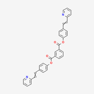 Bis{4-[2-(pyridin-2-yl)ethenyl]phenyl} benzene-1,3-dicarboxylate