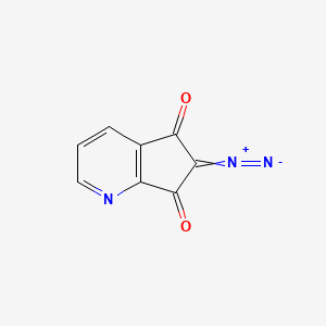 6-Diazonio-7-oxo-7H-cyclopenta[b]pyridin-5-olate