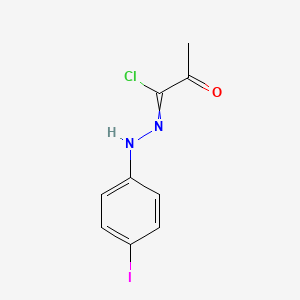 N-(4-Iodophenyl)-2-oxopropanehydrazonoyl chloride