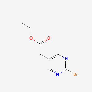 molecular formula C8H9BrN2O2 B1441399 Ethyl 2-(2-bromopyrimidin-5-yl)acetate CAS No. 917023-05-3