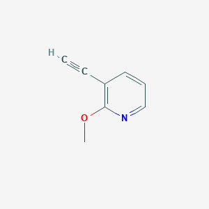 molecular formula C8H7NO B1441405 3-Ethynyl-2-methoxypyridine CAS No. 1196145-21-7