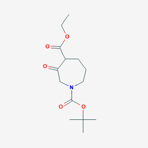 B1441410 1-Tert-butyl 4-ethyl 3-oxoazepane-1,4-dicarboxylate CAS No. 98977-38-9