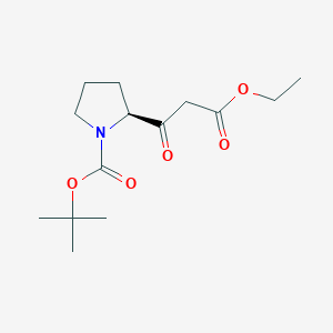 B1441421 (S)-1-Boc-2-(3-ethoxy-3-oxopropanoyl)pyrrolidine CAS No. 109180-95-2