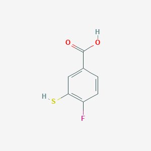 molecular formula C7H5FO2S B1441434 4-氟-3-硫代苯甲酸 CAS No. 1219001-34-9