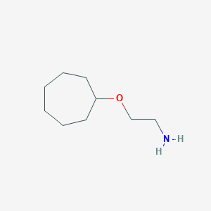 molecular formula C9H19NO B1441443 (2-氨基乙氧基)环庚烷 CAS No. 1249419-02-0