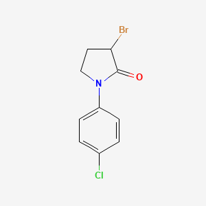 B1441445 3-Bromo-1-(4-chlorophenyl)pyrrolidin-2-one CAS No. 804555-00-8