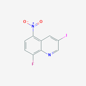 molecular formula C9H4FIN2O2 B1441448 8-Fluoro-3-iodo-5-nitroquinoline CAS No. 1334148-68-3
