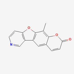 2-Methyl-4,17-dioxa-13-azatetracyclo[8.7.0.03,8.011,16]heptadeca-1(10),2,6,8,11(16),12,14-heptaen-5-one