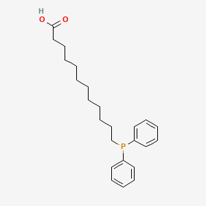 12-(Diphenylphosphanyl)dodecanoic acid