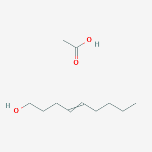 Acetic acid;non-4-en-1-ol