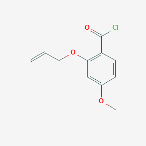 4-Methoxy-2-[(prop-2-en-1-yl)oxy]benzoyl chloride