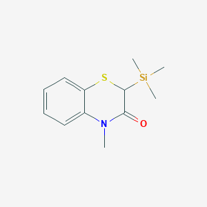 4-Methyl-2-(trimethylsilyl)-2H-1,4-benzothiazin-3(4H)-one