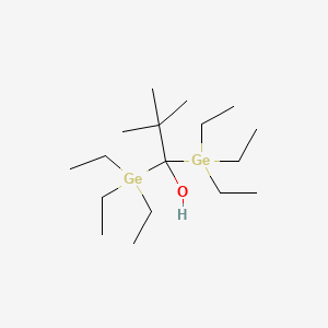 2,2-Dimethyl-1,1-bis(triethylgermyl)propan-1-ol