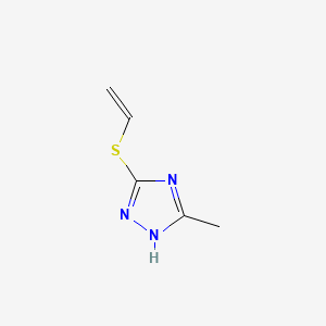 1H-1,2,4-Triazole, 3-(ethenylthio)-5-methyl-