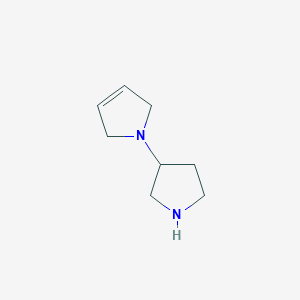 molecular formula C8H14N2 B1441463 1-(pyrrolidin-3-yl)-2,5-dihydro-1H-pyrrole CAS No. 1354954-30-5
