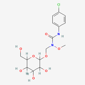 Urea, N'-(4-chlorophenyl)-N-((beta-D-glucopyranosyloxy)methyl)-N-methoxy-