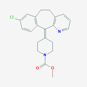 molecular formula C21H21ClN2O2 B144147 去氯雷他定N-甲酸甲酯 CAS No. 165740-03-4
