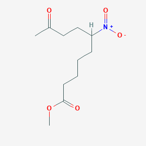 Decanoic acid, 6-nitro-9-oxo-, methyl ester