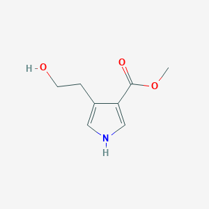 methyl 4-(2-hydroxyethyl)-1H-pyrrole-3-carboxylate