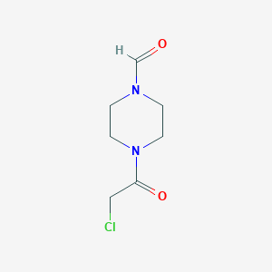 4-(2-Chloroacetyl)piperazine-1-carbaldehyde