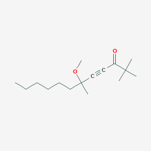 6-Methoxy-2,2,6-trimethyldodec-4-YN-3-one