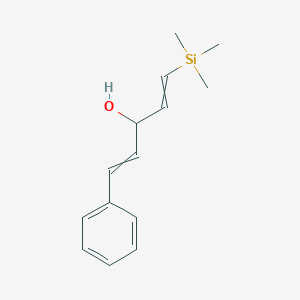 1-Phenyl-5-(trimethylsilyl)penta-1,4-dien-3-ol