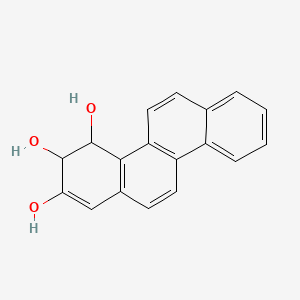 molecular formula C18H14O3 B14414876 3,4-Dihydrochrysene-2,3,4-triol CAS No. 84498-36-2