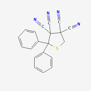 2,2-Diphenylthiolane-3,3,4,4-tetracarbonitrile