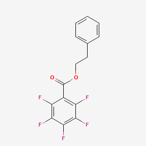 2-Phenylethyl pentafluorobenzoate