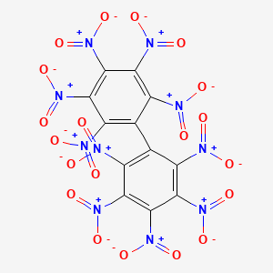 molecular formula C12N10O20 B14414987 2,2',3,3',4,4',5,5',6,6'-Decanitro-1,1'-biphenyl CAS No. 84647-88-1