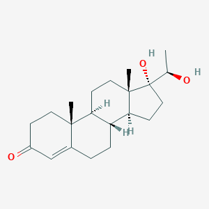 molecular formula C21H32O3 B014415 (20R)-17,20-二羟基孕-4-烯-3-酮 CAS No. 1662-06-2