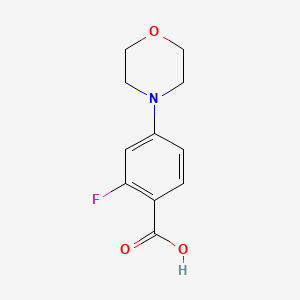 B1441508 2-Fluoro-4-morpholinobenzoic Acid CAS No. 946598-40-9