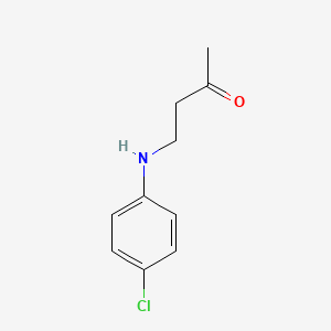 2-Butanone, 4-[(4-chlorophenyl)amino]-