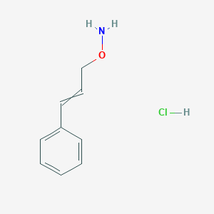 O-(3-Phenylprop-2-en-1-yl)hydroxylamine--hydrogen chloride (1/1)