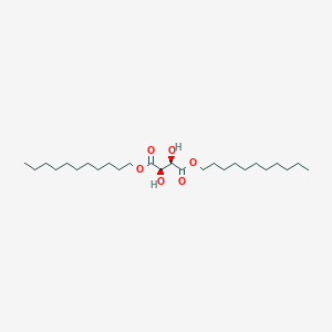 diundecyl (2R,3R)-2,3-dihydroxybutanedioate