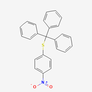 1,1',1''-{[(4-Nitrophenyl)sulfanyl]methanetriyl}tribenzene