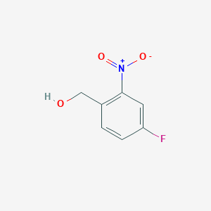 molecular formula C7H6FNO3 B1441516 (4-Fluoro-2-nitrophenyl)methanol CAS No. 1043416-40-5