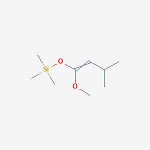 [(1-Methoxy-3-methylbut-1-en-1-yl)oxy](trimethyl)silane