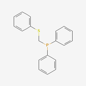 Phosphine, diphenyl[(phenylthio)methyl]-