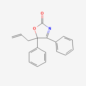 4,5-Diphenyl-5-(prop-2-en-1-yl)-1,3-oxazol-2(5H)-one