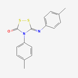 (5Z)-4-(4-Methylphenyl)-5-[(4-methylphenyl)imino]-1,2,4-dithiazolidin-3-one