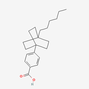 4-(4-Hexylbicyclo[2.2.2]octan-1-yl)benzoic acid