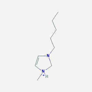 1-Methyl-3-pentyl-2,3-dihydro-1H-imidazol-1-ium