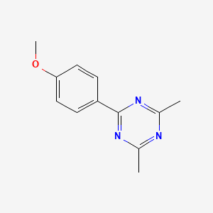 2-(4-Methoxyphenyl)-4,6-dimethyl-1,3,5-triazine