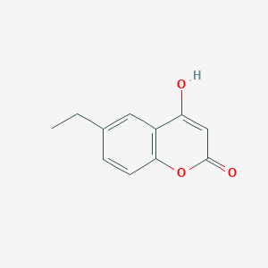 molecular formula C11H10O3 B1441543 6-乙基-4-羟基香豆素 CAS No. 55005-28-2