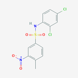 Benzenesulfonamide, N-(2,4-dichlorophenyl)-4-methyl-3-nitro-