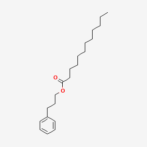 molecular formula C21H34O2 B14415446 3-phenylpropyl Dodecanoate CAS No. 85733-01-3