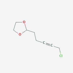 2-(5-Chloropent-3-yn-1-yl)-1,3-dioxolane